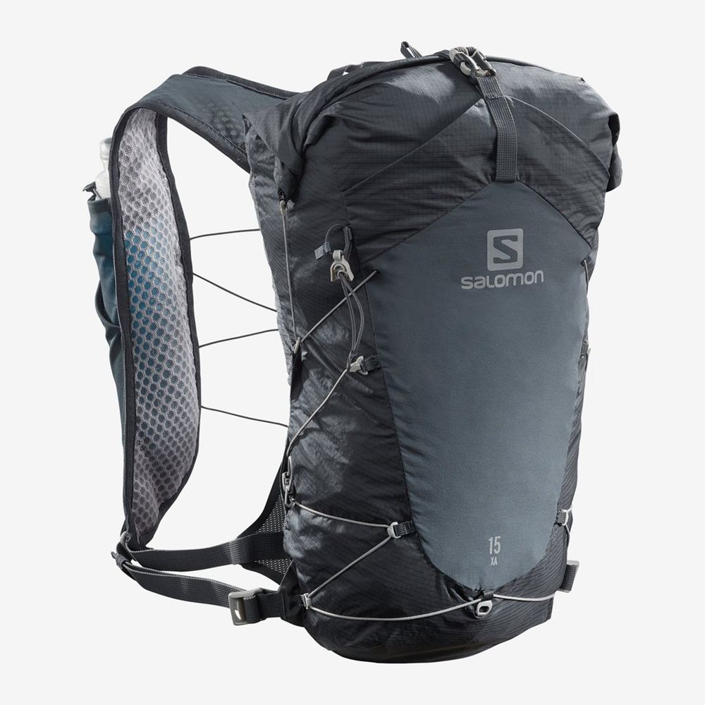 Salomon Singapore Womens Backpacks - XA 15 Black | 35192-FLDG